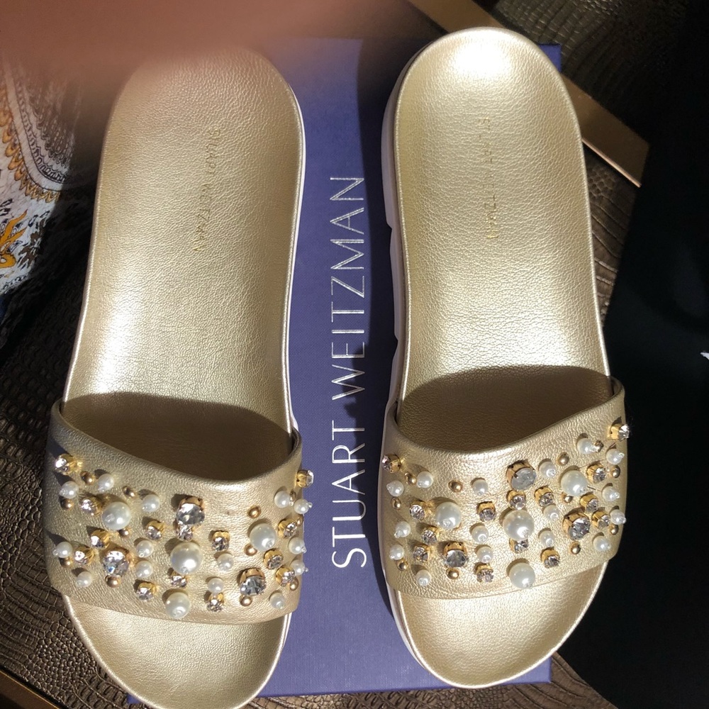 Stuart weitzman authentic sliders . SOLD